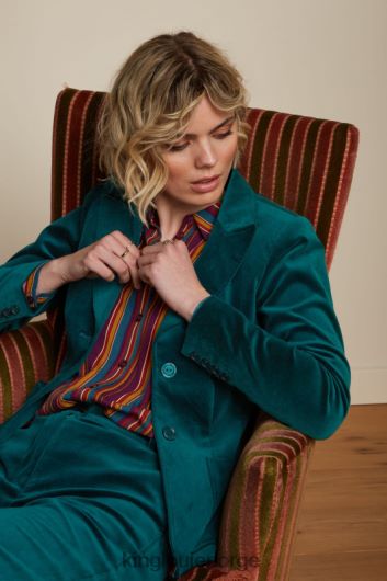 King Louie kvinner bibi blazer uni fargo B648B175 klær øyenstikker grønn