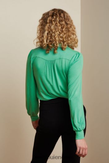 King Louie kvinner carina bluse ecovero light B648B132 klær opalgrønn