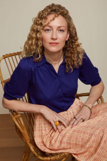 King Louie kvinner carina bluse ecovero light B648B139 klær mørkeblå