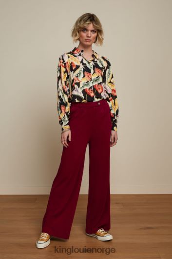 King Louie kvinner marisa bluse marmora B648B129 klær svart King Louie kvinner marisa bluse marmora B648B129 klær svart