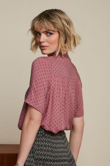 King Louie kvinner orlane bluse la belle B648B121 klær mesa rosa