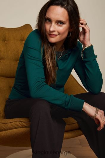 King Louie kvinner cleo jakke milano uni B648B178 klær furugrønn