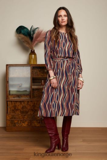 King Louie kvinner betty dress merrill B648B16 klær blå