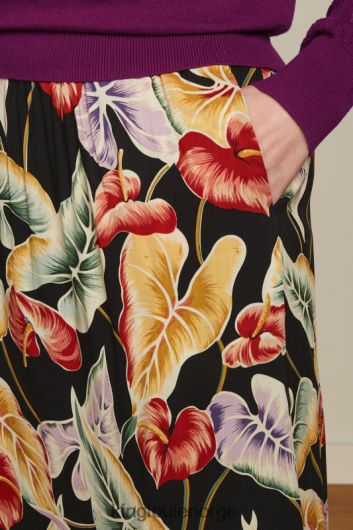 King Louie kvinner layla skjørt marmora B648B157 klær svart