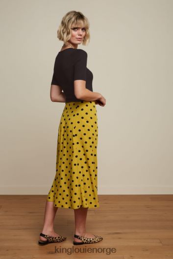 King Louie kvinner carice v topp uni rib B648B98 klær svart