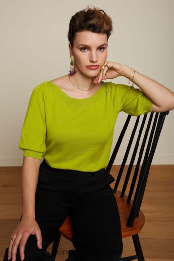 King Louie kvinner eføy topp kokong B648B91 klær sitronell gul