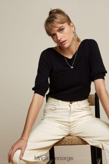 King Louie kvinner eføy topp kokong B648B92 klær svart