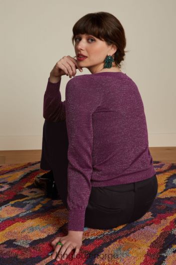 King Louie kvinner eføy topp lapis B648B72 klær caspia lilla