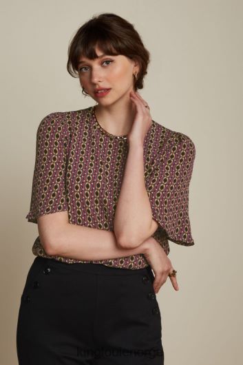 King Louie kvinner lizzy topp hoopah B648B41 klær mesa rosa