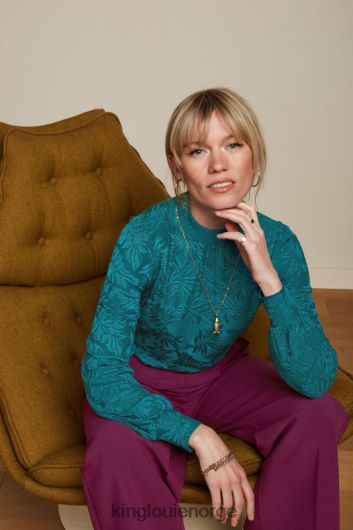 King Louie kvinner phoebe topp pop-up B648B43 klær antikk grønn